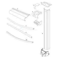 TOP RAIL, (27′ SECTION)