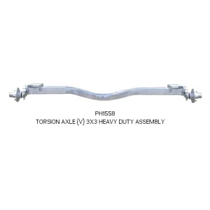 TORSION AXLES 5 LUG 3×3 “V”