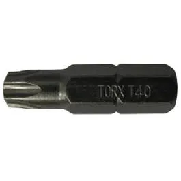 TORX BIT, 5/16″ SHANK T-40 (BOX OF 100)