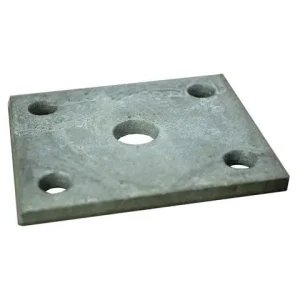 Trailer Axle Mounting Plate 3/8″ Holes for 2″ wide trailer axles