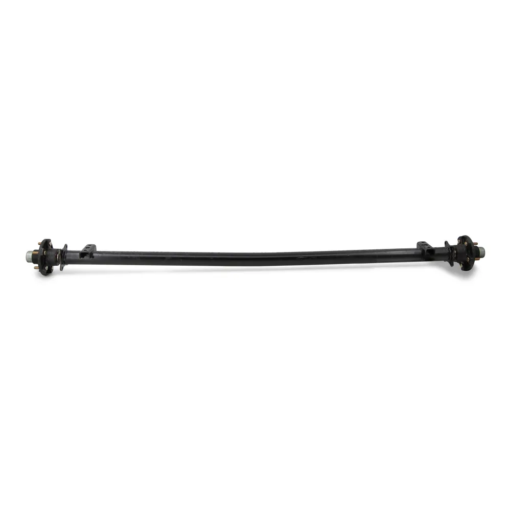 Trailer Axle Painted Steel with 5 Lug Hubs 3,500lb, 89 in Hub Face – 74 in Spring Center