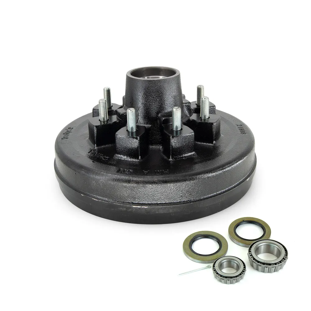 Trailer Brake Drum Hub 8 Lug Hub Kit Fits 6,000 – 7,000lb Trailer Axles