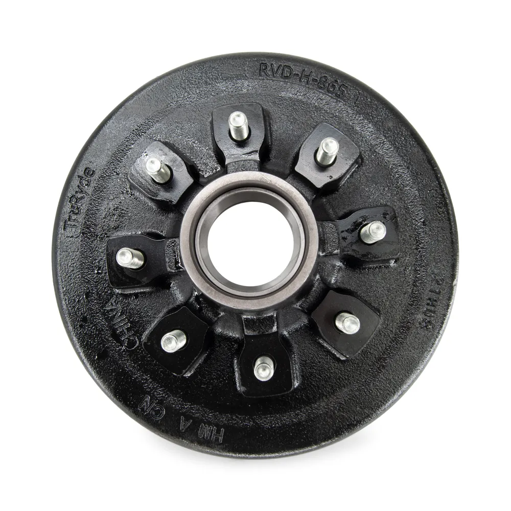 Trailer Brake Drum Hub 8 Lug Hub Kit Fits 6,000 – 7,000lb Trailer Axles