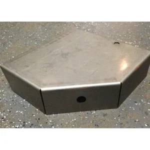 Trailer Step Plate, Weld-On, 3″ x 10″ x 10″ x 15 degrees, LR or RF