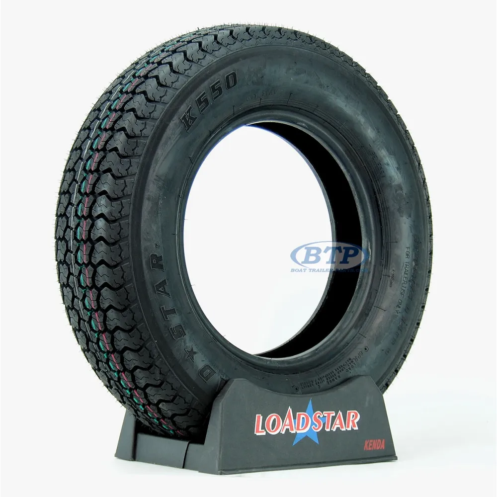 Trailer Tire ST205/75D14 Bias Ply 14 in Load Range C 1760lb by Loadstar