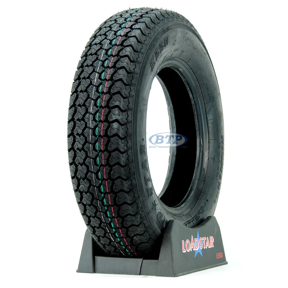 Trailer Tire ST205/75D14 Bias Ply 14 in Load Range C 1760lb by Loadstar