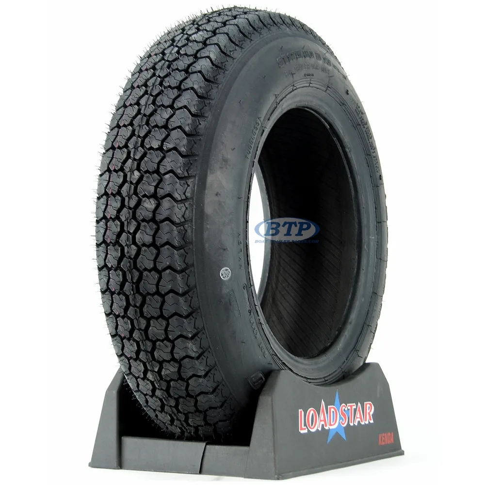 Trailer Tire ST205/75D15 Bias Ply 15 in Load Range C 1820lb by Loadstar