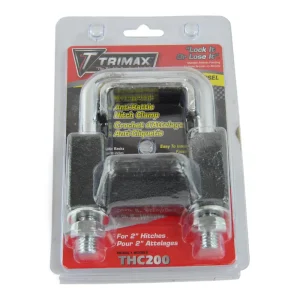 Trimax Ball Mount Anti-Rattle Clamp for 2 inch Hitch Receiver
