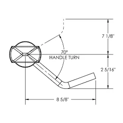 TWIST LOCK ASSY, LEFTHAND DROP-IN
