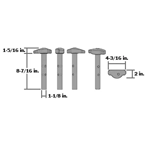 TWIST LOCK PIN L/H (SEALAND)