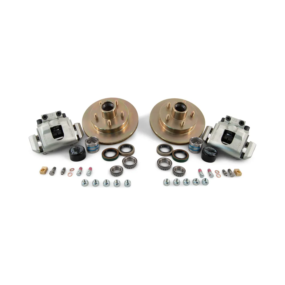 UFP by Dexter 9.75 inch Boat Trailer Disc Brake Kit Zinc Plated 5 Lug Integral