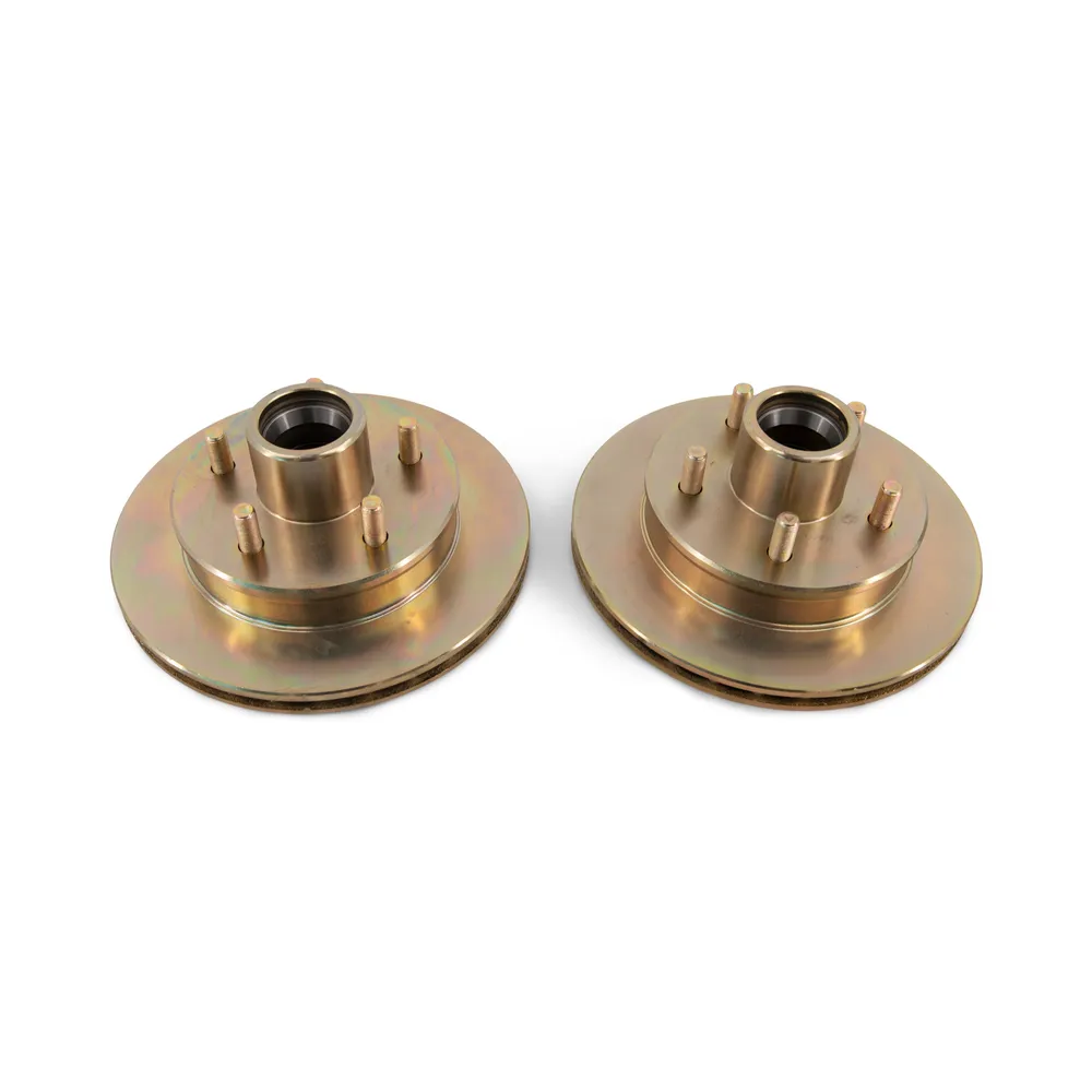 UFP by Dexter 9.75 inch Boat Trailer Disc Brake Kit Zinc Plated 5 Lug Integral