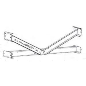 UPRIGHT, LEFTHAND VERTICAL, K-BRACE