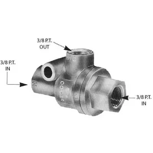 VALVE 2-WAY CHECK 3/8″ ALLAPORTS