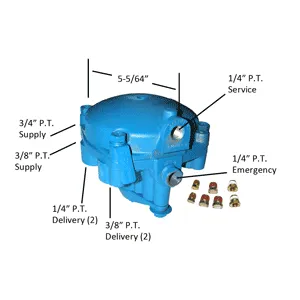 VALVE,RE-6 RELAY EMERGENCY