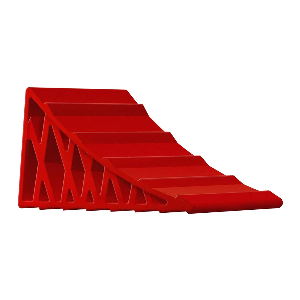 Wide Wheel Chocks in Red – Set of 2